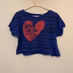 Hollywood trash crop top